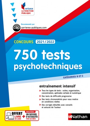 750 tests psychotechniques
